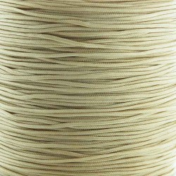 0.8mm Braided Nylon Cord - Beige - 10m