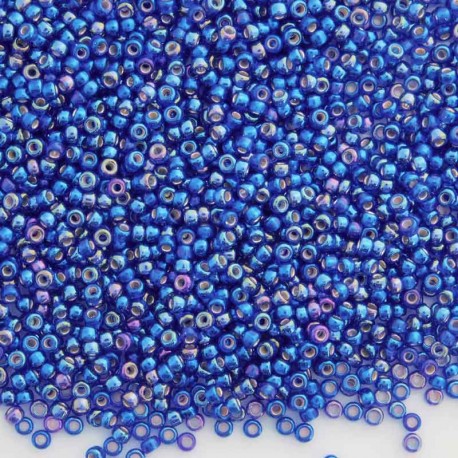 Miyuki Seed Beads 11/0 - (1020) Silver Lined Cobalt AB - 10g