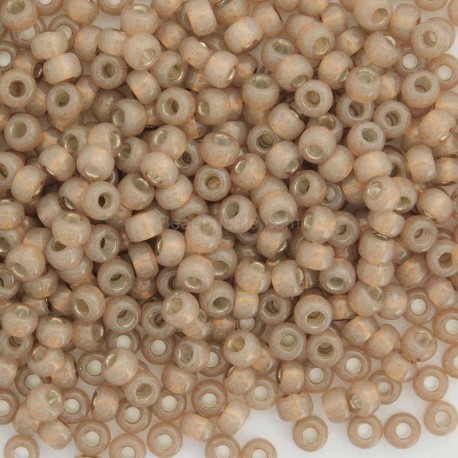 Miyuki Seed Beads 6/0 - (641) Dyed Rose Bronze Silver Lined Alabaster - 10g