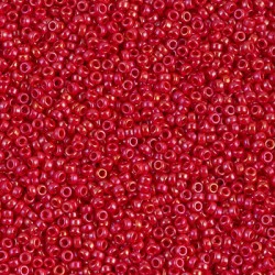 Miyuki Seed Beads 15/0 - Opaque Red Lustre (1943)