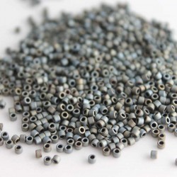 Delica 11/0 (DB307) Miyuki Seed Beads - Matt Metallic Silver Grey - 5g