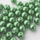 8mm Glass Pearl Beads - Green