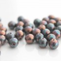 Pressed Glass Beads